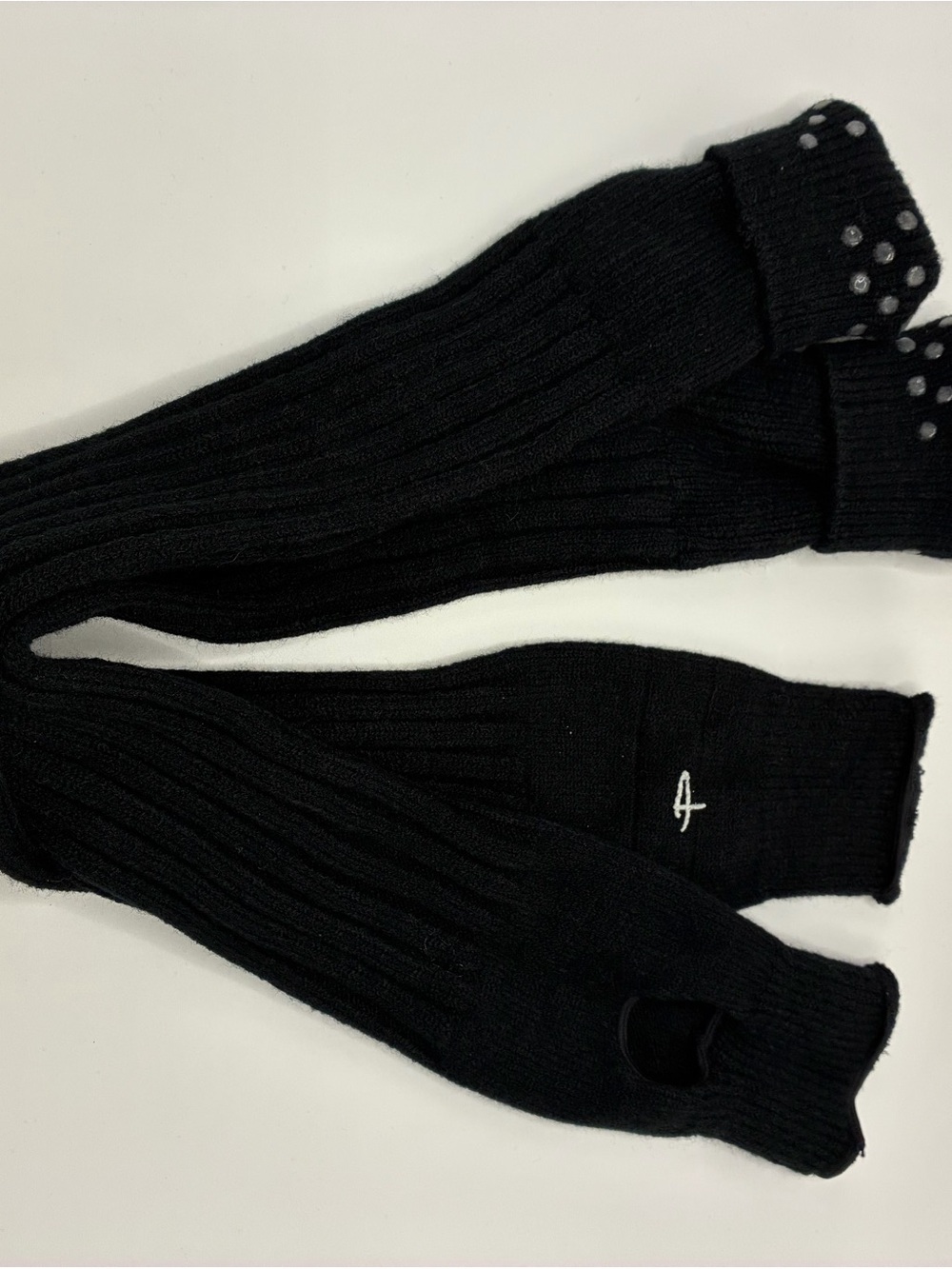 Black Arm Warmers Stockings Sleeves For A Cold Office - Picture 2 of 2